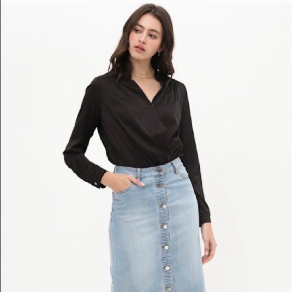 Bodysuit Wrap Shirt. - Picture 2 of 7